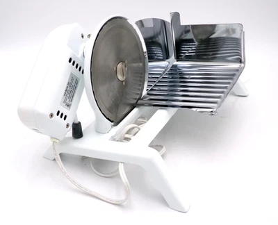 Vnt Rival 电动食品肉奶酪切片机金属铬型号 1101/8 非常干净 — 第 1/4 张图片