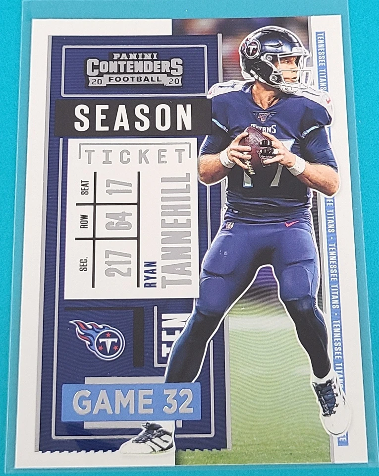 2020 Panini Contenders   #9 Ryan Tannehill  Tennessee Titans Football Card L2 - Image 1 of 2