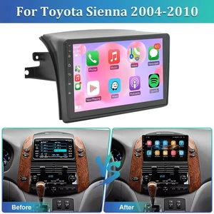 Android 13.0 Car Radio Stereo GPS WiFi  CarPlay For Toyota Sienna 2004-2010 - Picture 1 of 17