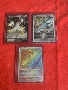 Mewtwo Vstar Rainbow 079 and Both Arceus V/star Metal - Picture 1 of 8