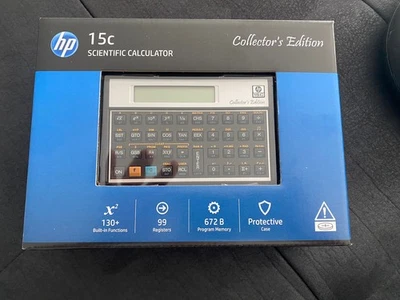 Taschenrechner Hewlett Packard HP 15C Mit Zubehör - Bild 1 von 2
