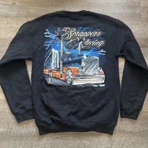 Big Rig Trucks Scrappers Racing Grafik Trucker Pullover Sweatshirt dick SM - Bild 1 von 15