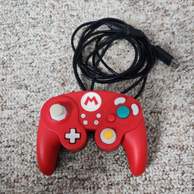 Nintendo Switch Wired Fight Pad Pro Controller PDP Red Super Mario - Image 1 of 3