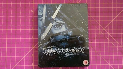 EDWARD SCISSORHANDS UK EXCLUSIVE 25th ANNIVERSARY BLU RAY STEELBOOK - NEW SEALED - Image 1 of 2