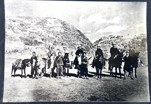 C. 1920 Photo of J. F. Rock & Rulers of Yung-ning China on Route to Jih-yueh-ho - Photo 1/4