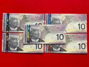 Canada $10 2005 Complete Print Date 2004-09 Set of 5 Uncirculated - Picture 1 of 5