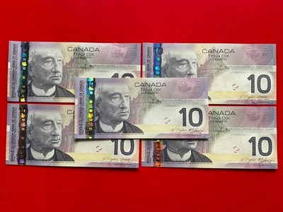 Canada $10 2005 Complete Print Date 2004-09 Set of 5 Uncirculated - Image 1 of 4