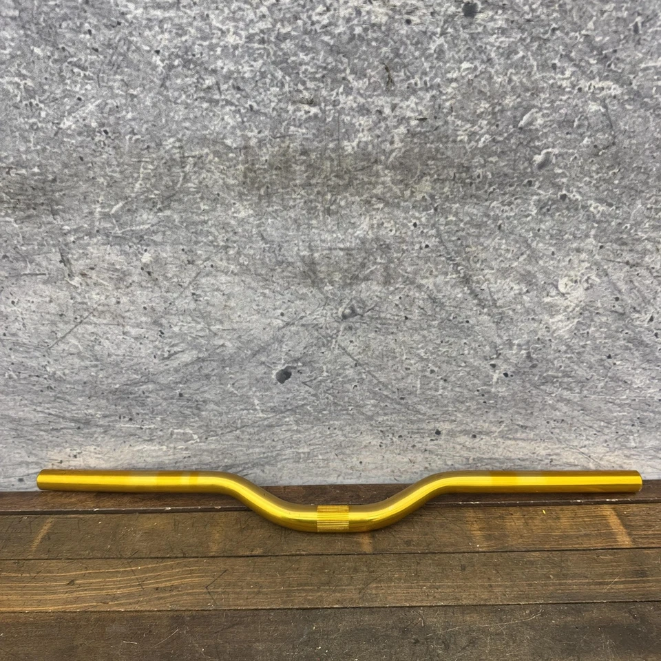 Manillar de bicicleta elevador dorado 25,4 mm barra de abrazadera MTB aluminio bicicleta elevación aleación Foto 1 de 4