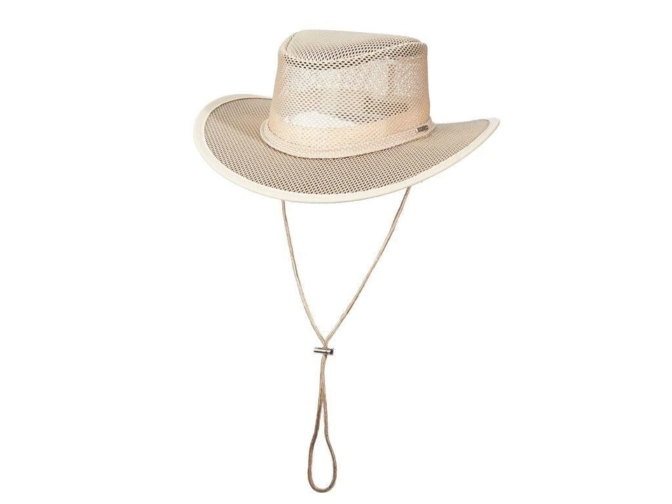 STETSON * NEW MEN SAFARI HAT * XXL * SUN SHADY MESH BREEZER GOLF HIKE FISH UPF50 - Image 1 of 1