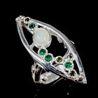 Natural  Not Enhanced Opal Ring 925 Sterling Silver Size 7 /R326100