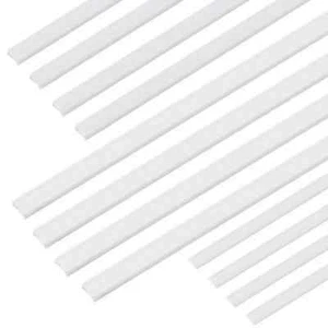 75 pieces White ABS plastic I-Beam rods for diy, model railway,scenery,diy,250mm - Picture 1 of 3