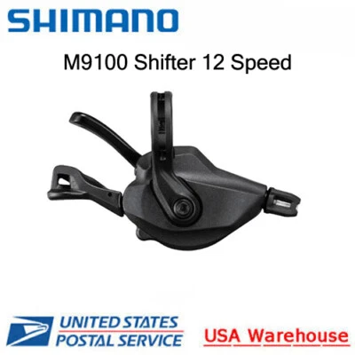 Palanca de cambios de 12 velocidades lado derecho Shimano XTR SL-M9100-R RAPIDFIRE PLUS ISPEC/abrazadera  Foto 1 de 2