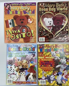 Vintage Mary Beths Beanie World Magazine Lot of 4 1998-2000 - Bild 1 von 7