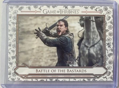 GAME Of THRONES IRON ANNIVERSARY BATTLE OF THE BASTARDS BATTLE CARD B15 JON SNOW - Image 1 of 2