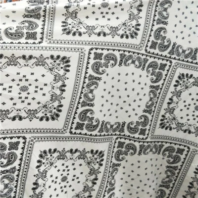 Vestido de tela artesanal retro con estampado de cachemira étnico de tela de gasa hágalo usted mismo 100 150 cm Foto 1 de 4