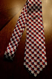 Brand New American Flags All Over A New 100% Polyester Blue Neck Tie 1047 - Picture 1 of 3