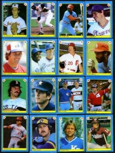 Steve Carlton #176 1983 Fleer Blue sticker