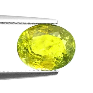 Tourmaline 5.09ct copper with rainbow color 100%natural earth mined yellow green - Picture 1 of 10