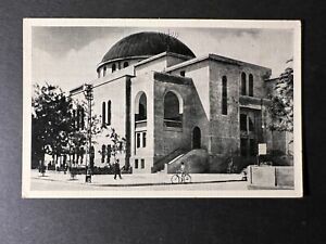 Carte postale Palestine Moyen-Orient RPPC comme neuf Tel Aviv la grande synagogue