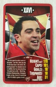 2011 Top Trumps European Football Stars Xavi - Picture 1 of 2