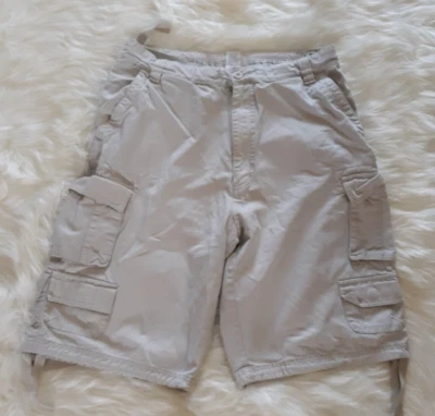 Pantalones Cortos Y2K Duck Head Jeans Co Para Hombre Talla 34 Beige Caqui Carga Militar Cordón Foto 1 de 4