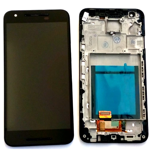 Display completo (touch+LCD) nero con frame LG H791 Nexus 5X - Immagine 1 di 1
