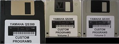 Yamaha QS300 Synthesizer Custom Programs 3 Volume Package - Image 1 of 4