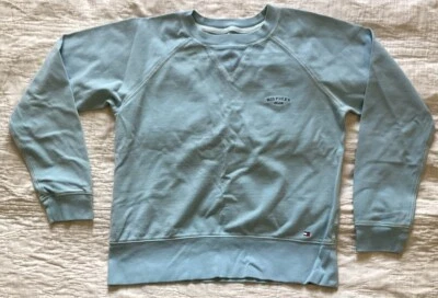 Tommy Hilfiger Jeans Pullover Sudadera Talla Pequeña Bandera Azul Algodón De Colección Foto 1 de 4