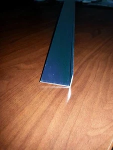 PROFILO IN ALLUMINIO CROMATO BRILLANTE ANGOLARE  A L MM30X15X1 MT 2 - Foto 1 di 1