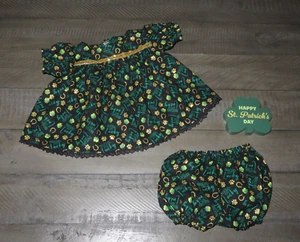 Handgefertigte Puppenkleidung für 20"" - 22"" Kohlaufnäherpuppen - ""Lucky Rescue"" Kleid - Bild 1 von 5