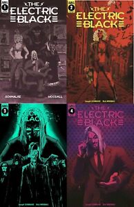4x ELECTRIC BLACK 1-4 1:10 VARIANT COVER SET SCHMALKE WOODALL SCOUT COMICS