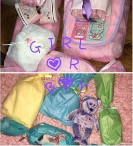 Reborn / Silicone Baby Shower Box Opening Boy Or Girl Gender Reveal Preemie! - Picture 1 of 11