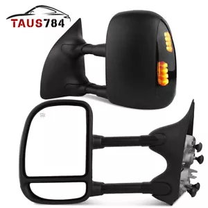 Espejos retrovisores térmicos eléctricos para Ford F250 F350 F450 F550 Super Duty 1999-2007 con señal - Imagen 1 de 8