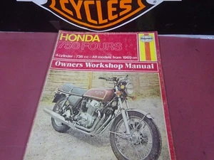 HAYNES HONDA 750 FOURS 69-L OWNERS WORKSHOP MANUAL RED - Picture 1 of 16