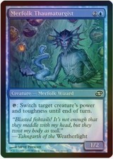 1 x Merfolk Thaumaturgist - Foil - PLC - LP - Magic The Gathering - MTG-QXQ01