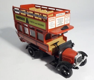 Corgi C858 Thornycroft J-Type Doppeldecker Sandeman 1:50 , Liverpool ST, Omnibus - Bild 1 von 4
