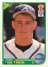 Tyler Houston 1990 Score 1st Round Pick #677 Atlanta Braves ROOKIE RC