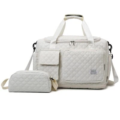 Bolsa de viaje Weekender para mujer con compartimento para zapatos impermeable extensible tr... Foto 1 de 4