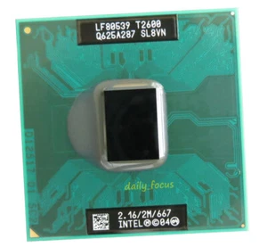 Intel Core Duo T2600 2.16 GHz Socket M 2 cores SL9JN CPU Processor 2 MB - Picture 1 of 4
