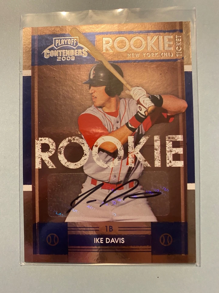 A36,757 - 2008 Playoff Contenders #84 Ike Davis Autograph - Image 1 of 1