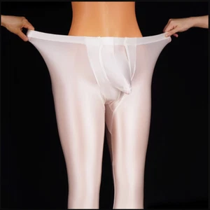 Hombres Pantalones Brillantes Aceite Brillante Yoga Suaves Deportes Calzas Gimnasio Pantalones Ajustados Talla Grande - Imagen 1 de 24