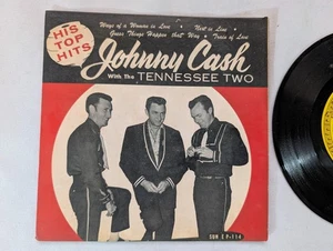 Johnny Cash with The Tennessee Two - His Top Hits - Sun EP-114- country - LISTEN - Imagen 1 de 5