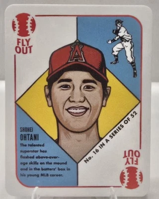 Topps 2021 1951 de Blake Jamieson - Shohei Ohtani #16 espalda roja Foto 1 de 2
