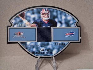 2003 Fleer Focus - Diamond Focus Drew Bledsoe #DF-DB Silver 100 Jerseys /100  - Picture 1 of 2
