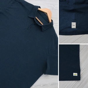 Vuori Men's 2XL Navy Strato Tech Polo Shirt Performance Hybrid Athleisure V188 - Picture 1 of 7