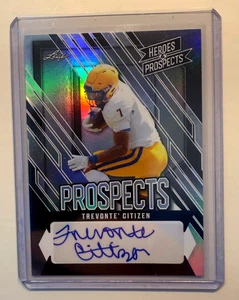 2024 Leaf Heroes and Prospects Trevonte' Citizen Prospects Auto RC #AP-TVC. /75 - Picture 1 of 2