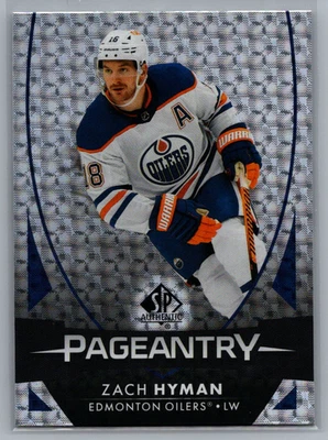 2023-24 Sp Authentic - Pageantry Zach Hyman #P-14 - Image 1 of 2
