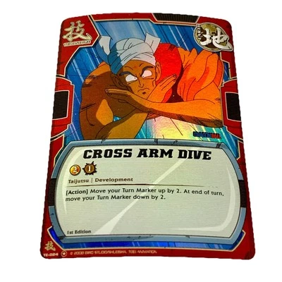 Bandai Dragon Ball Z CCG 3 Cross Arm Dive TE-024 1st Edition Holo Foil Dbz Card - Image 1 of 3