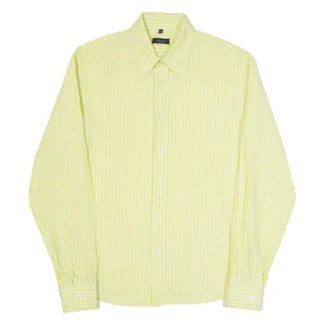 JOSEPH Mens Shirt Green Striped Long Sleeve M - Picture 1 of 6
