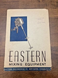 Eastern Engineering Mixing Industrial Mixers Equipment New Haven Catalog Vintage - Picture 1 of 13